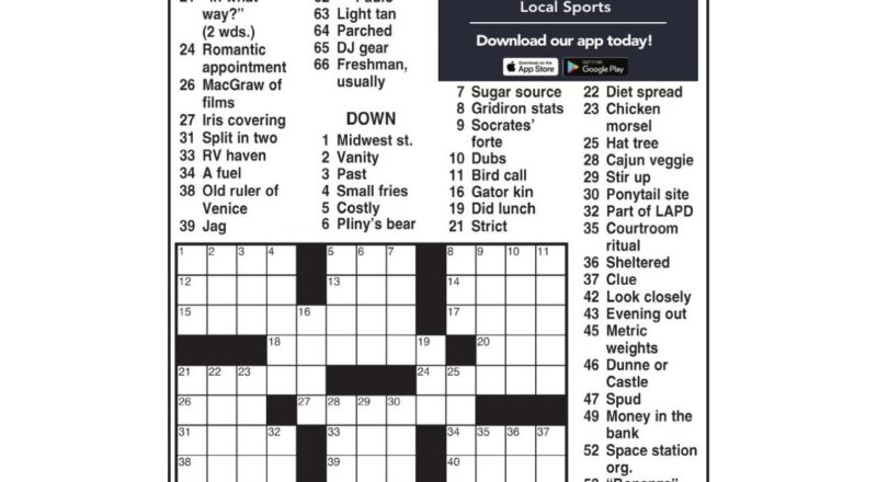 Andrews McMeel Crossword April 12 2022 Crosswords Yakimaherald
