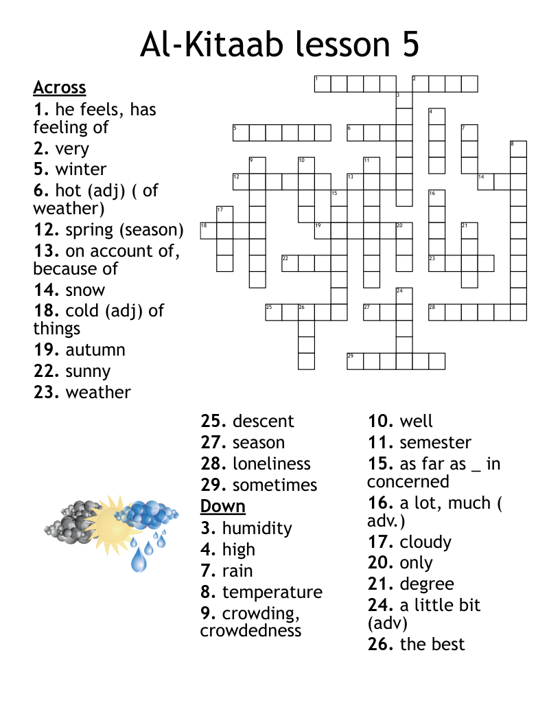 Arabic Letters Crossword WordMint