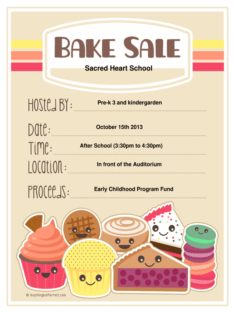 Bake Sale Flyer Fill Out Sign Online DocHub Bake Sale Flyer Fill Out Sign Online DocHub