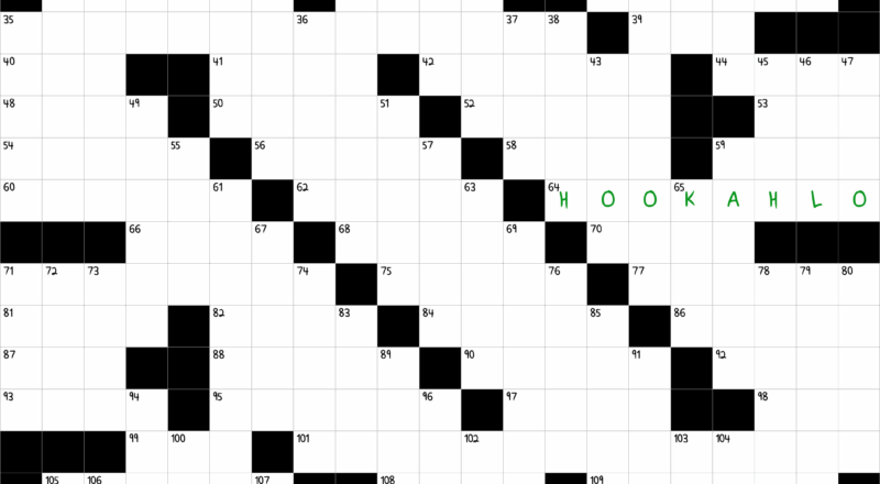 Bar With Hashish Pipes NYT Crossword Clue December 15 2024