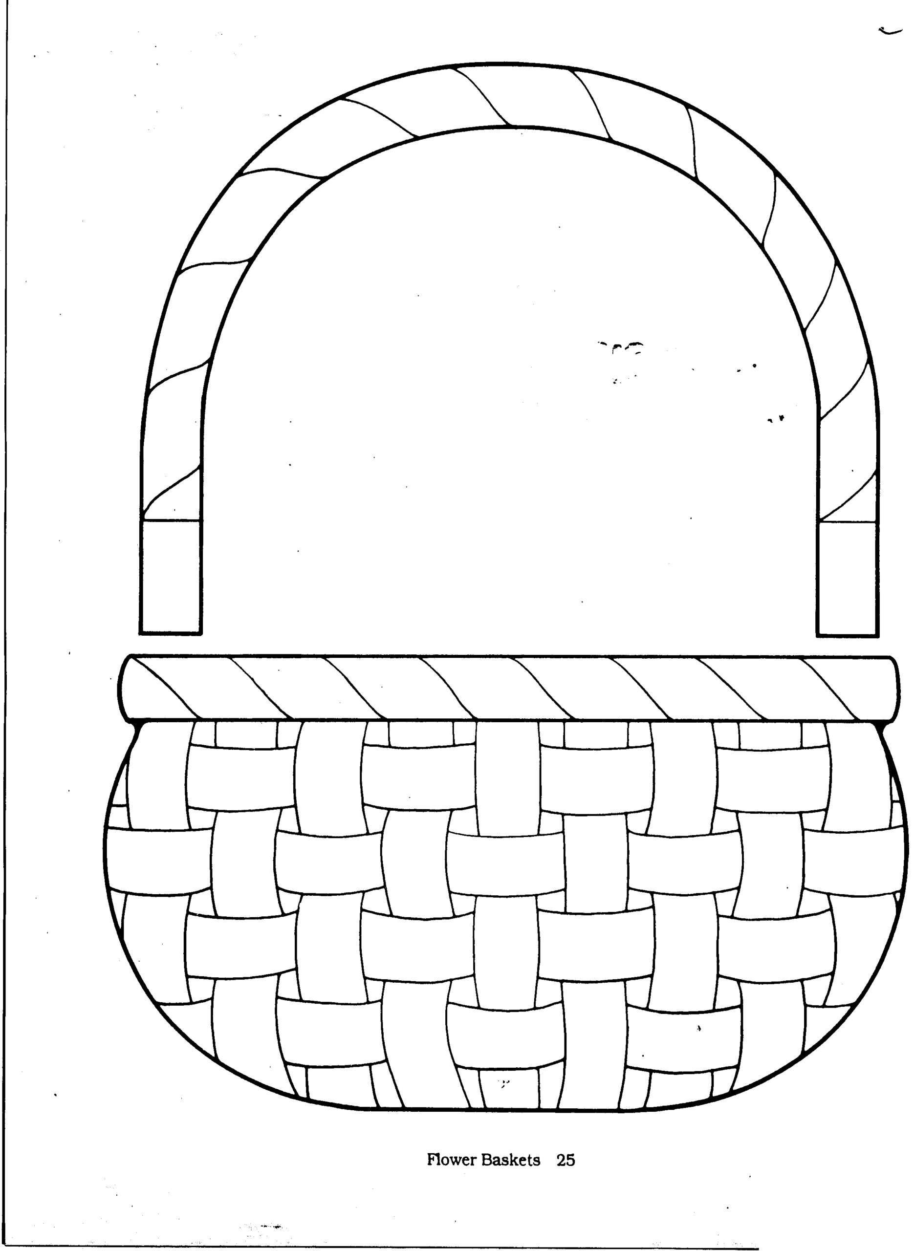 Basket Template Printable Basket Template Printable