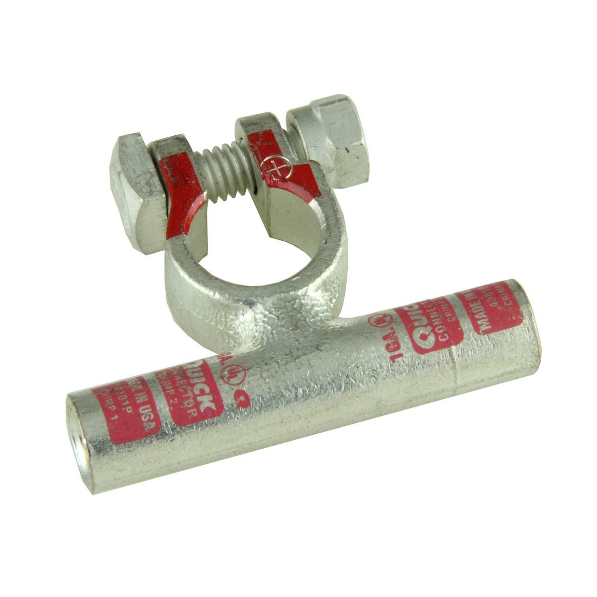 Battery Terminal Crossword 1 Gauge Copper Battery Terminal Heavy Duty Tin Plated Connector Single Pack Positive Battery Terminal