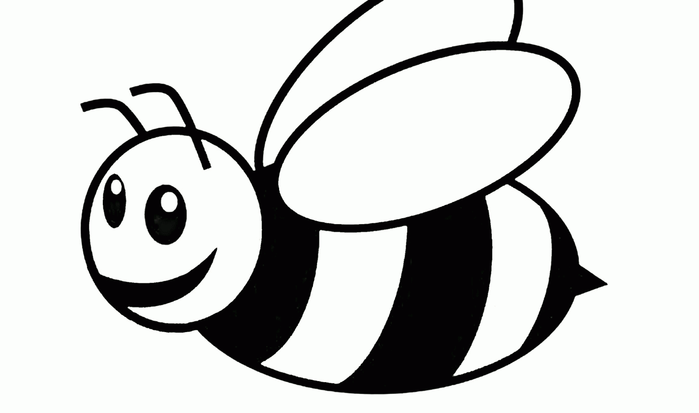 bee template printable