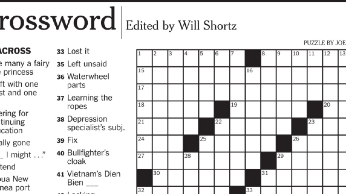 sponsorship crossword puzzle clue