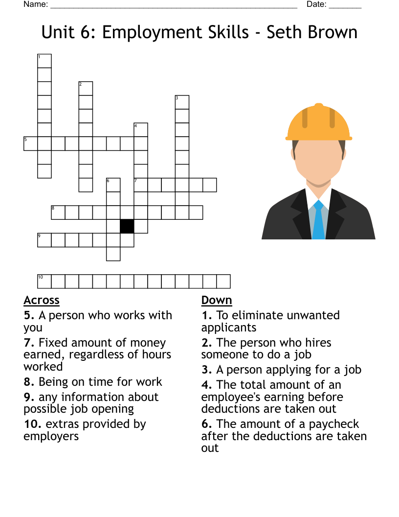 Benefit Terms Crossword WordMint