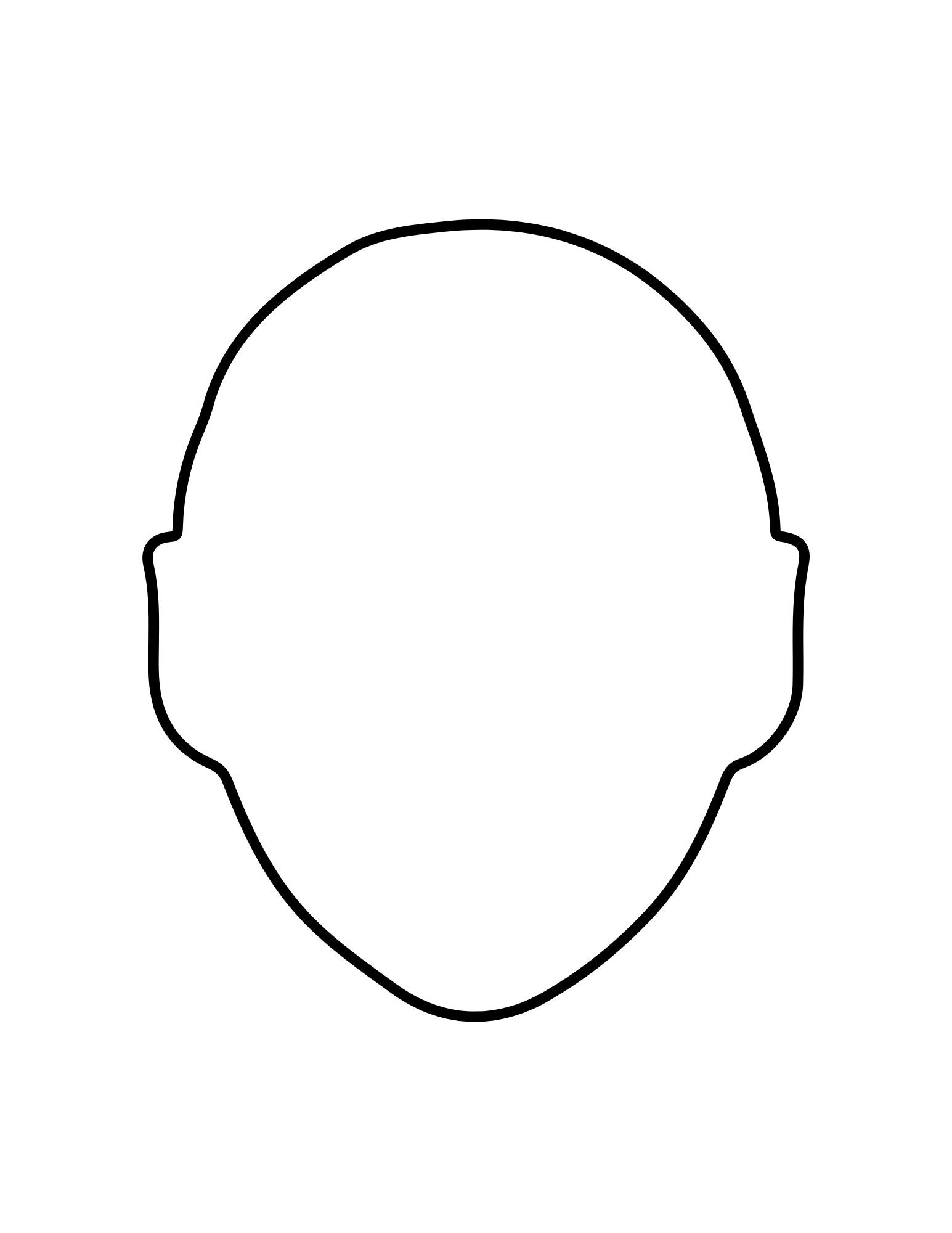 Blank Face Template For Drawing Portraits Etsy Blank Face Template For Drawing Portraits Etsy