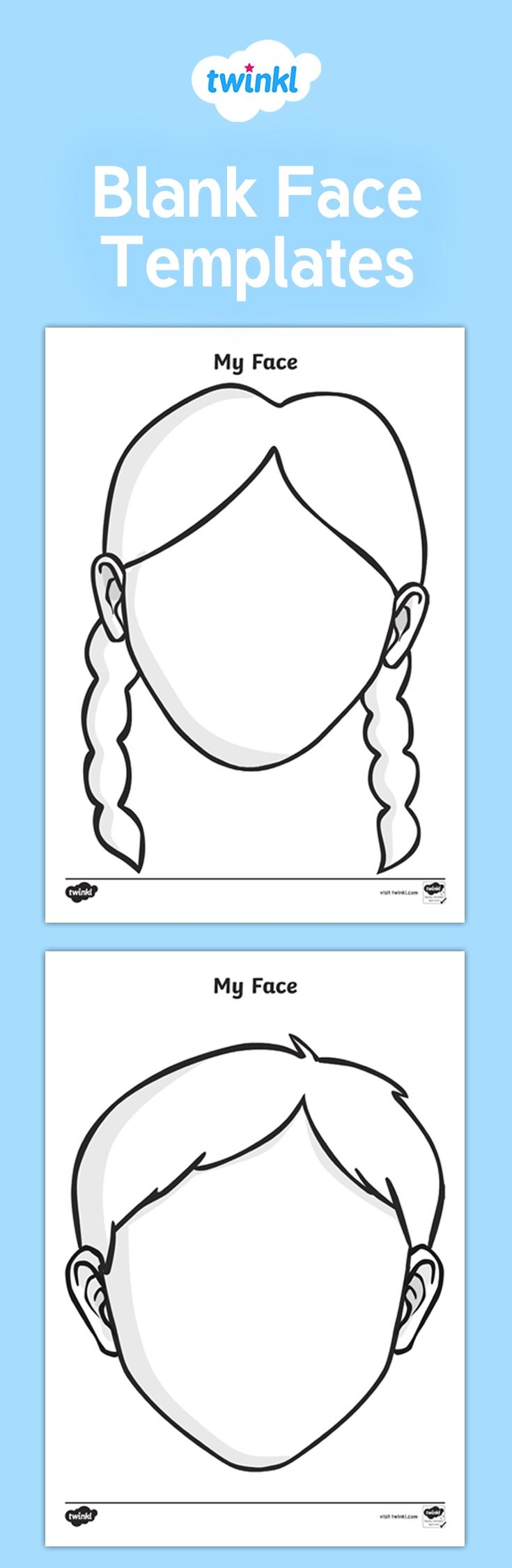 face printable template face printable template