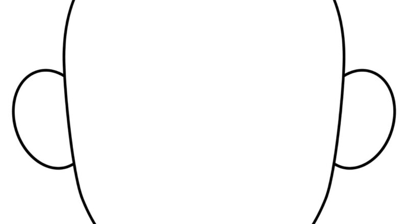 Blank Face Templates Printable Face Shapes For Kids