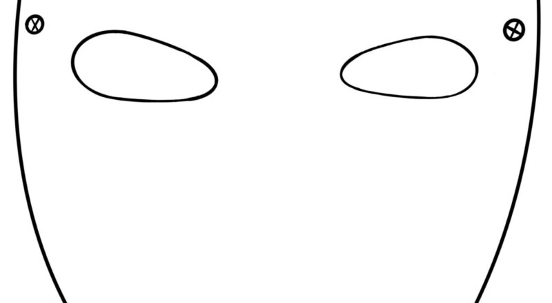 Blank Mask Printable By Read The Rainbow TPT