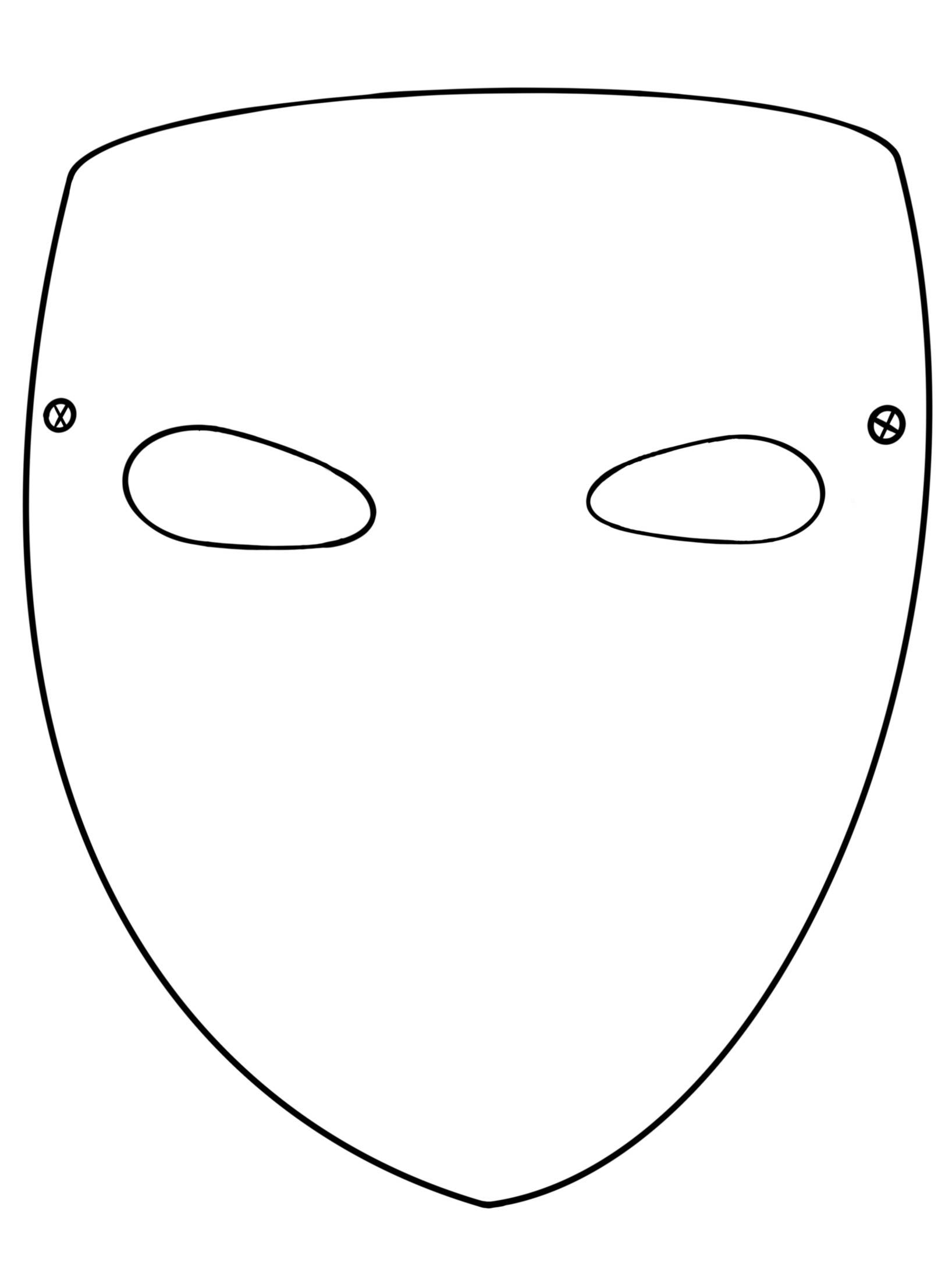 Blank Mask Printable By Read The Rainbow TPT