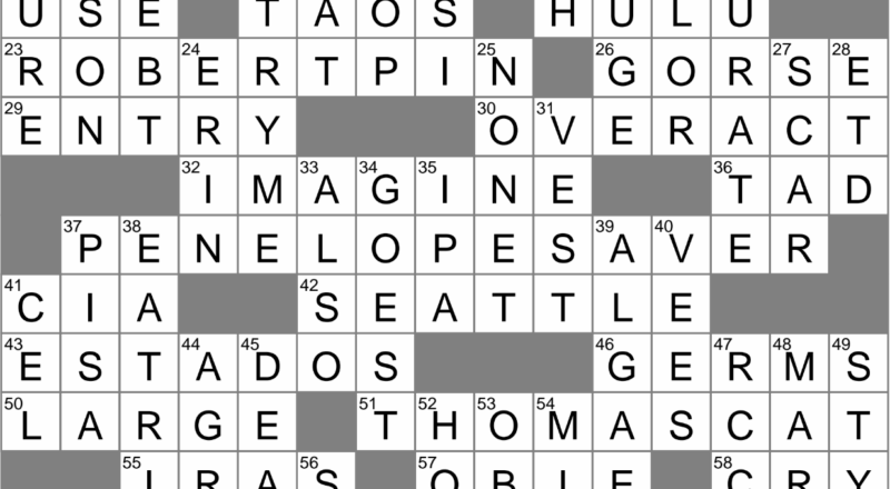 Blue white Heavenly Body Crossword Clue Archives LAXCrossword