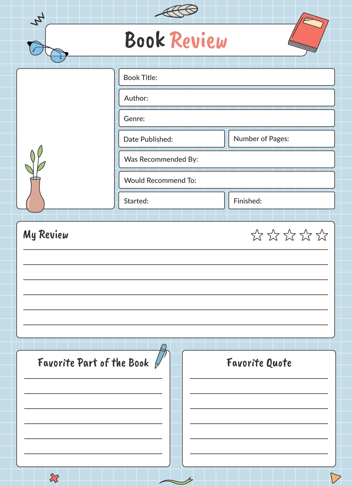 Book Report Free Google Docs Template Gdoc io