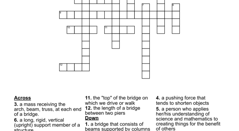 Bridges Crossword WordMint