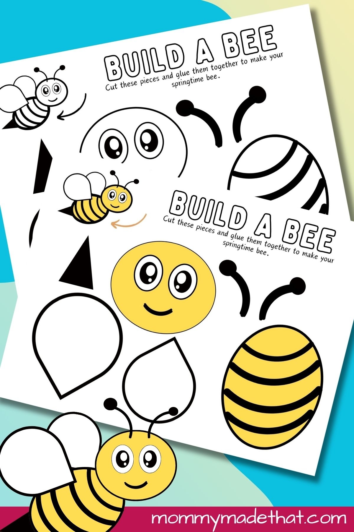 free printable bumble bee template free printable bumble bee template