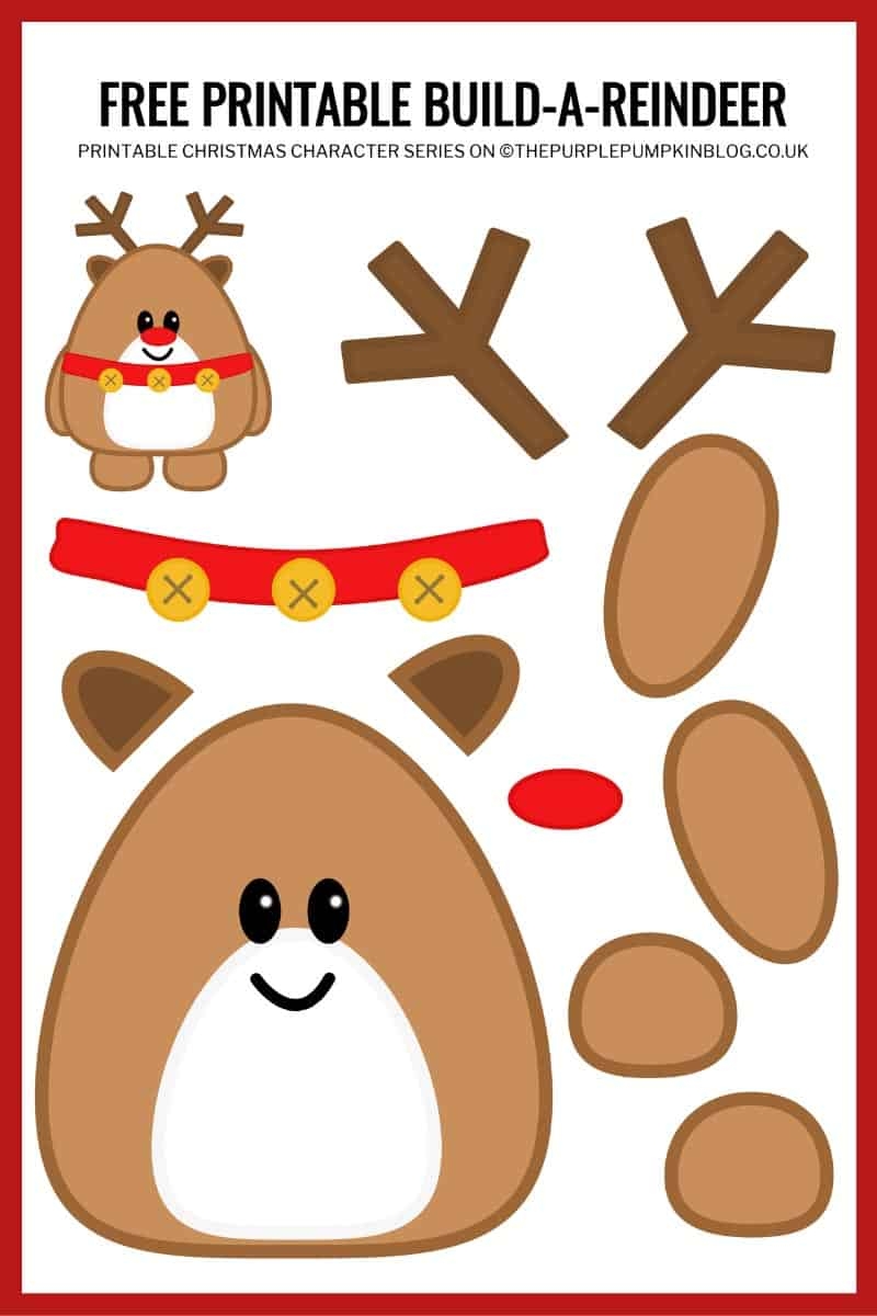 reindeer template printable