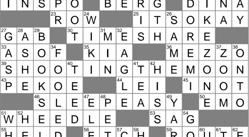 Cajole Crossword Clue Archives LAXCrossword