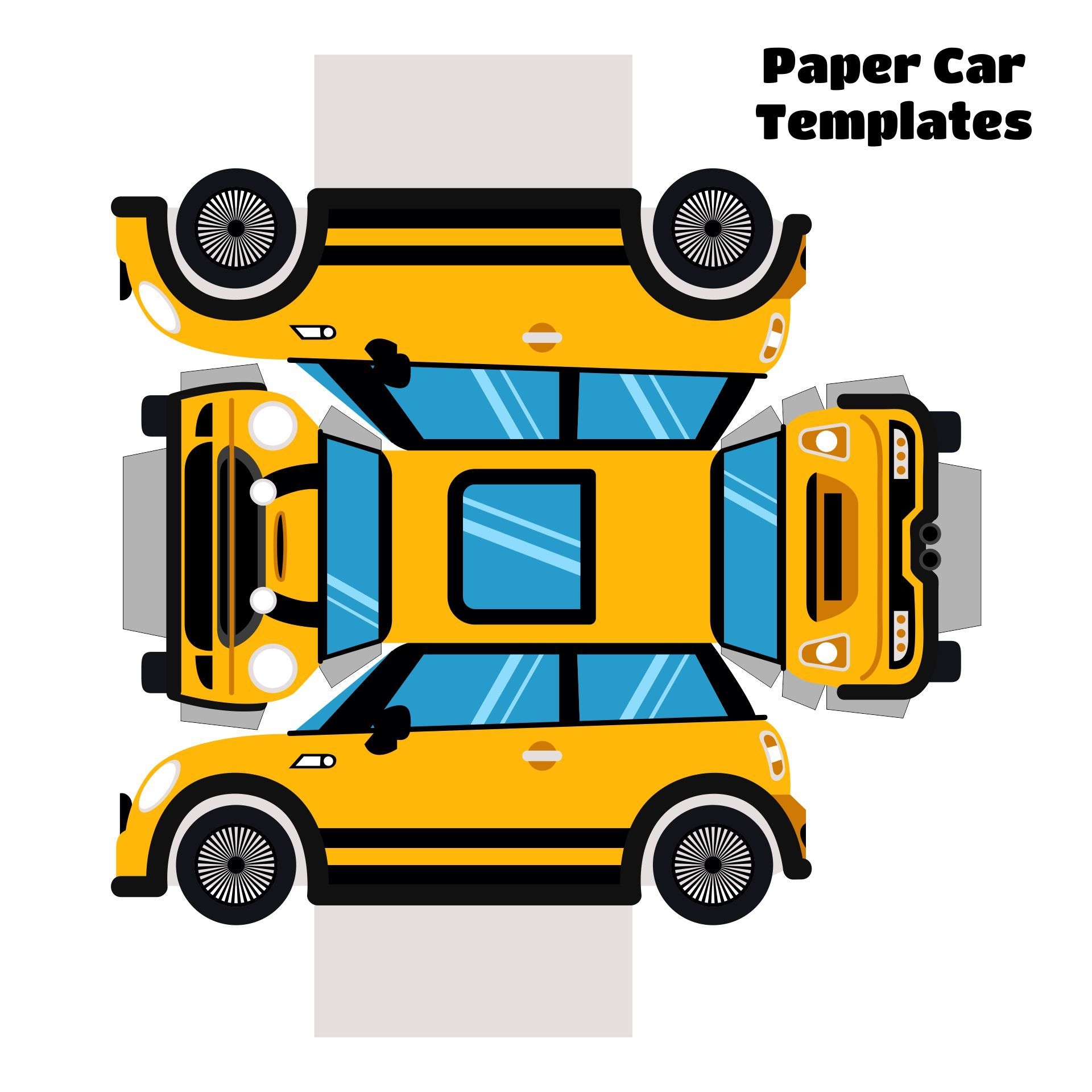 car template printable