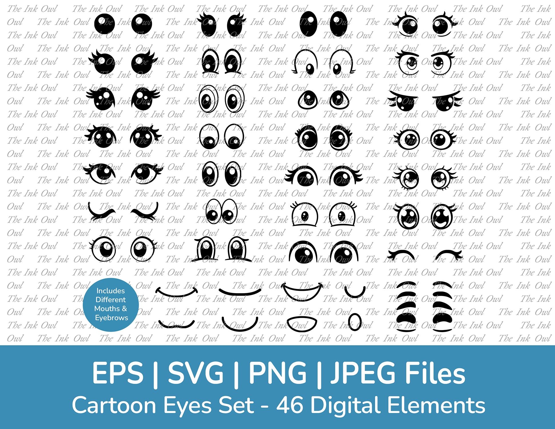 printable eyes template