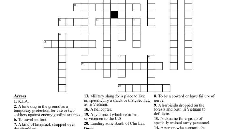 Cartoon Vocabulary 1 3 Review Crossword WordMint