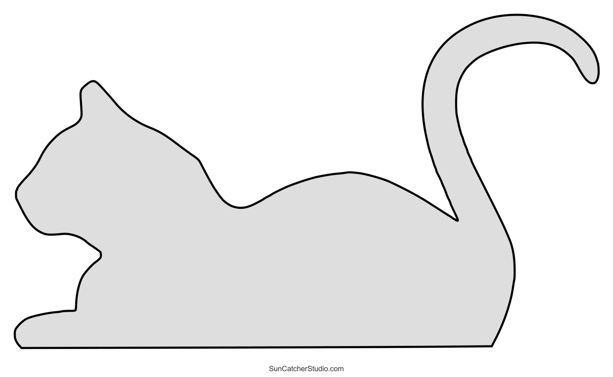 Cat Patterns Templates Stencils Clip Art And Silhouettes Free Printables Monograms Design Tools Patterns DIY Projects