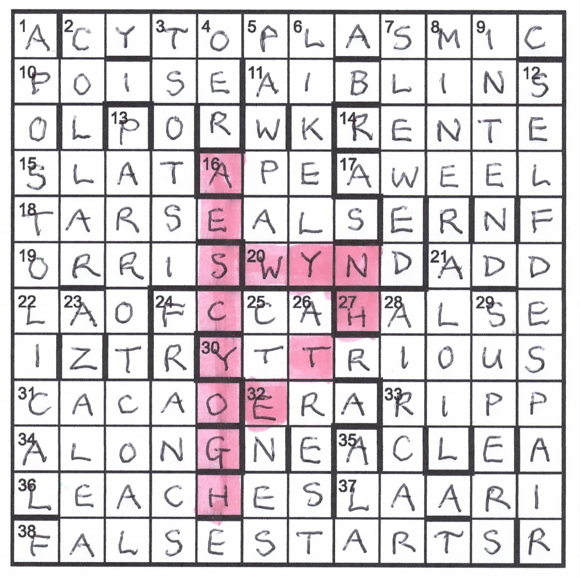 drunkard crossword clue