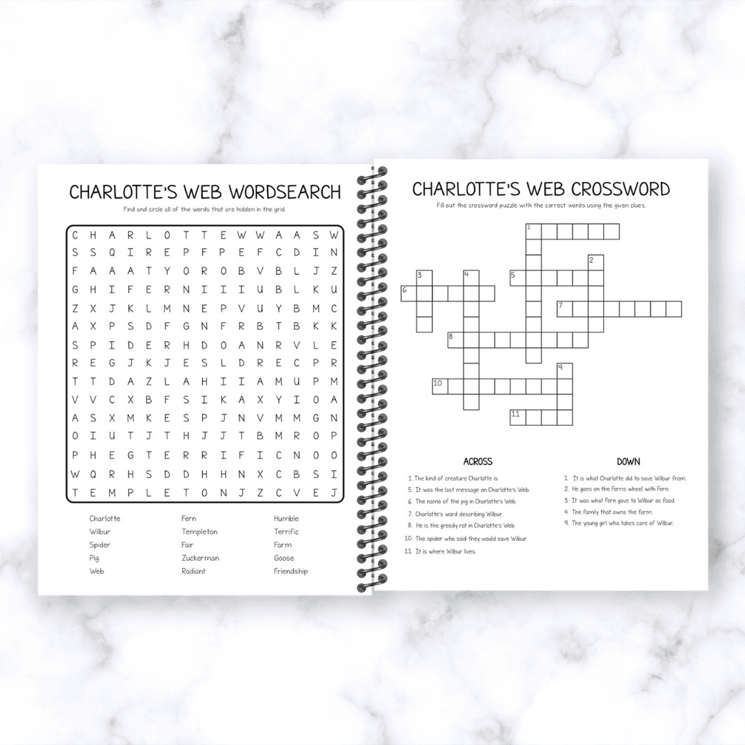 Charlotte s Web Novel Study The Waldock Way