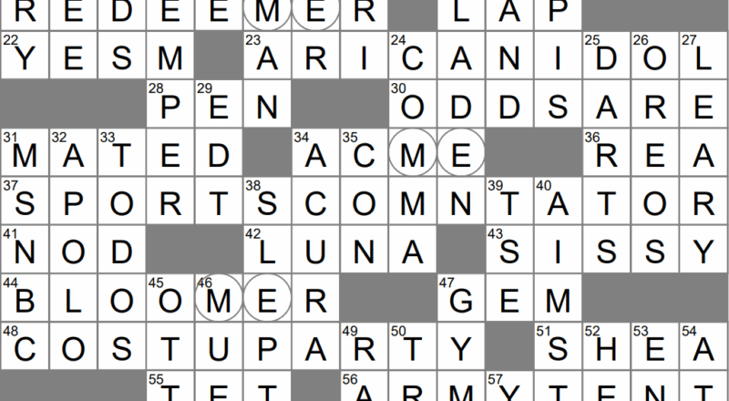 Checked Thoroughly Crossword Clue Archives LAXCrossword