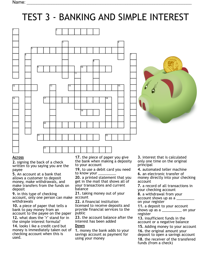 Checks Crossword WordMint