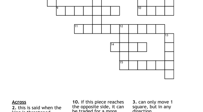 Chess Crossword WordMint