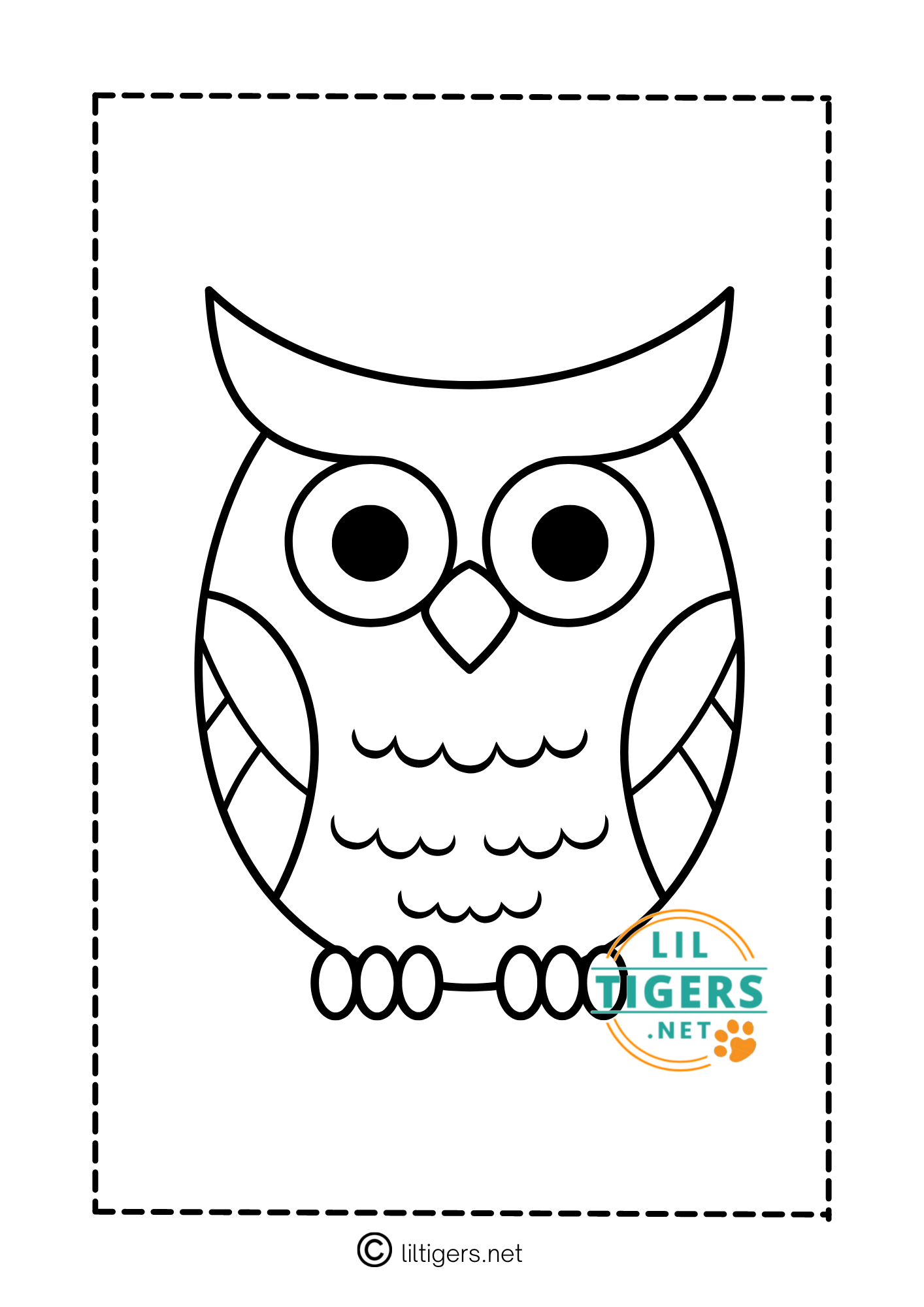 Chilly Owl Template Digital Cut File