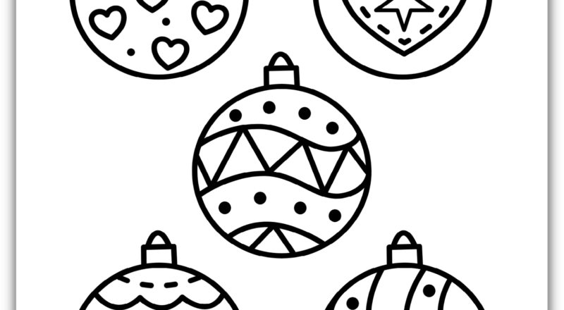 Christmas Ornament Printable Gathering Beauty