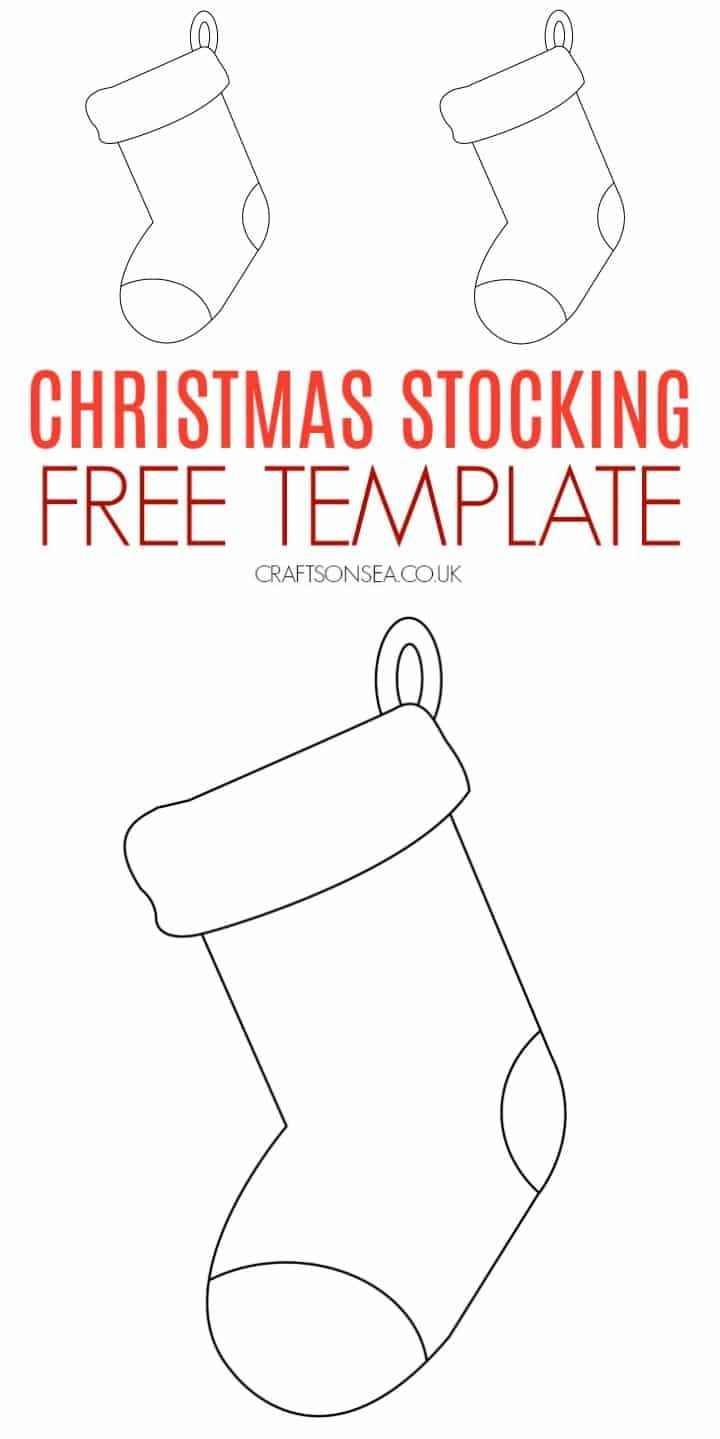 printable stocking template
