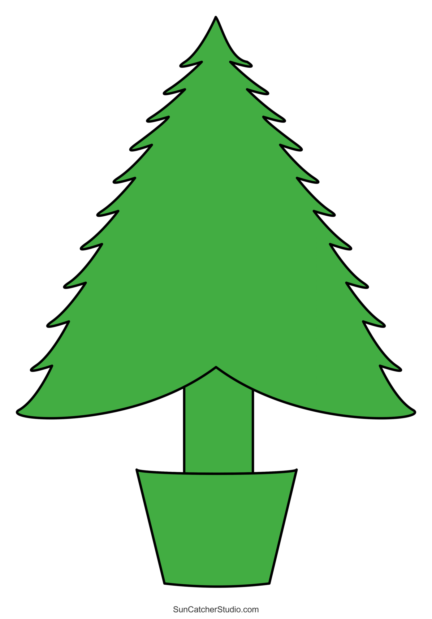 Christmas Tree Templates And Stencils Free Printable Patterns Free Printables Monograms Design Tools Patterns DIY Projects
