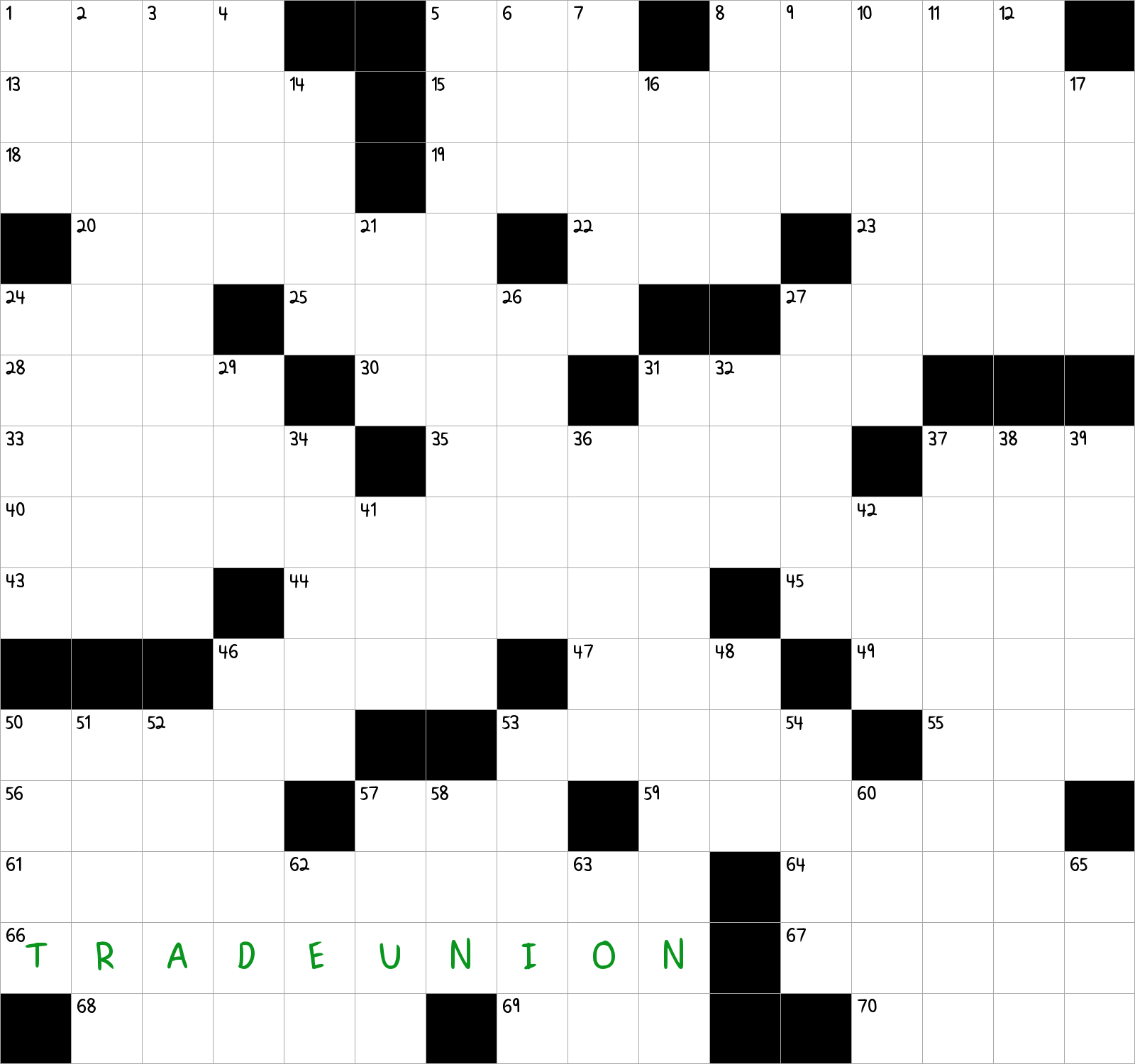 Coalition Of Skilled Workers NYT Crossword Clue August 29 2024