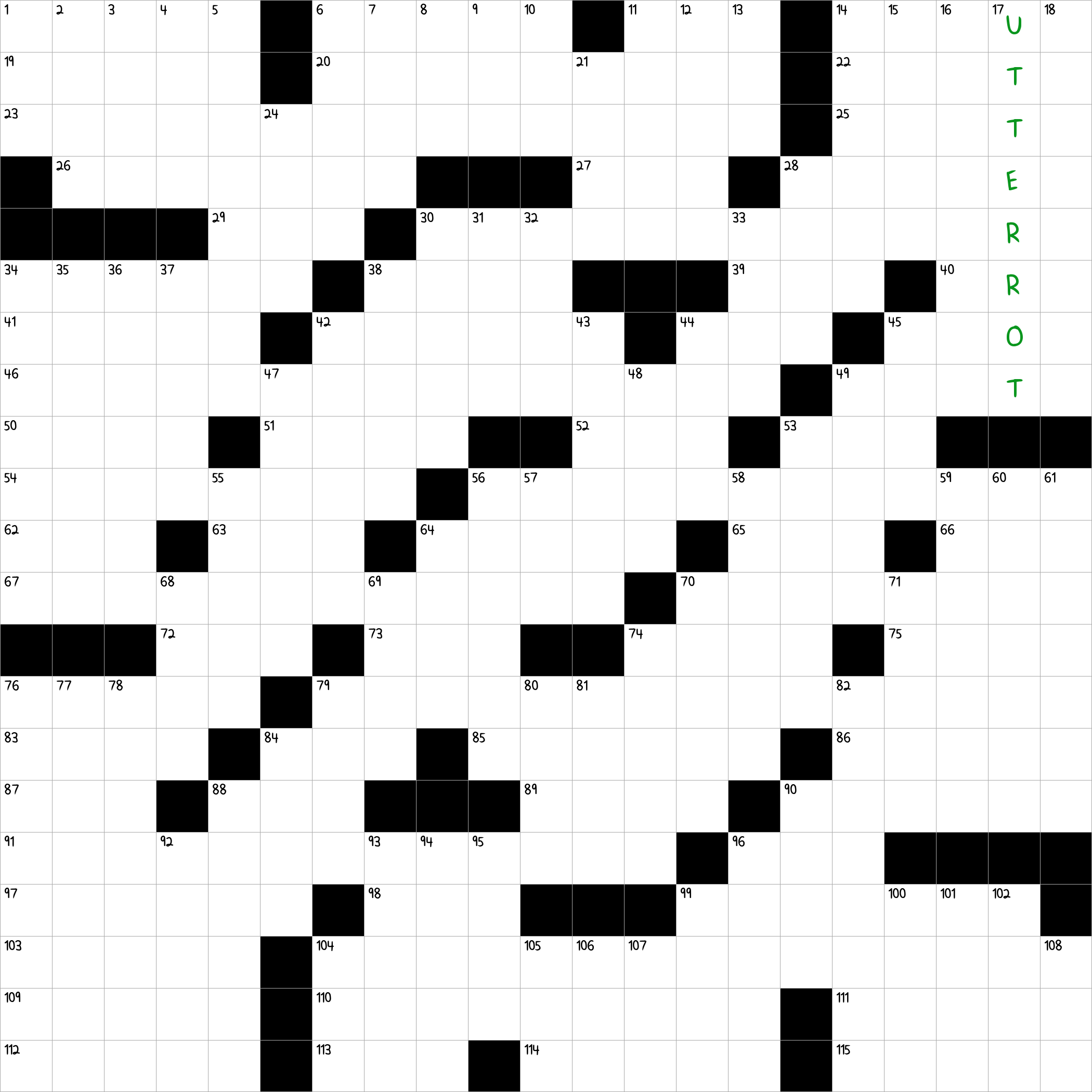 nonsense crossword clue