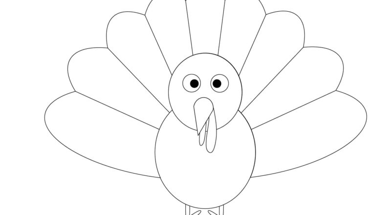 Crazy Turkey Art With Printable Turkey Template Emma Owl