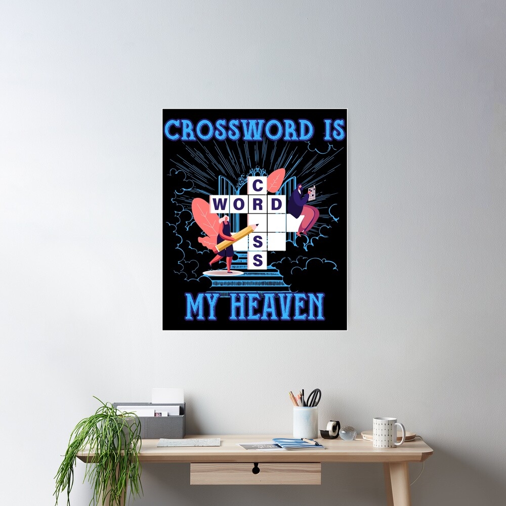 Crossword Heaven Poster For Sale By VicetTees Redbubble