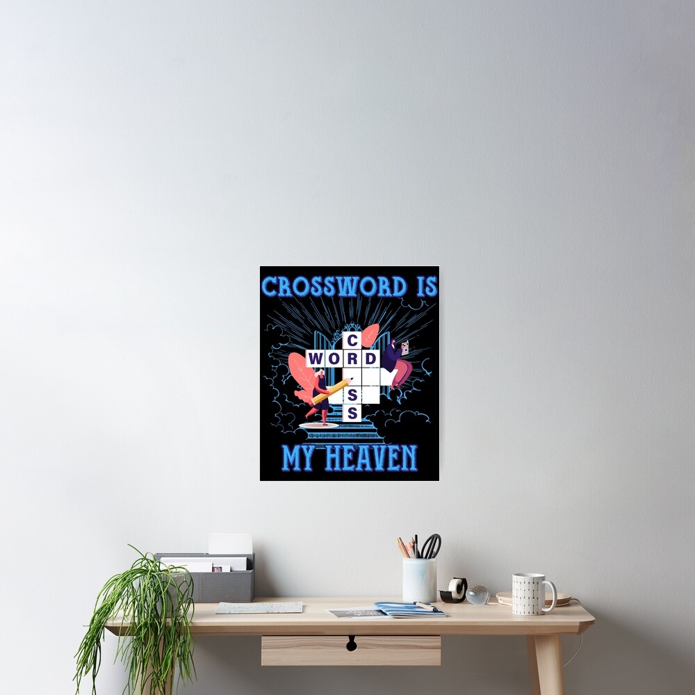 Crossword Heaven Poster For Sale By VicetTees Redbubble