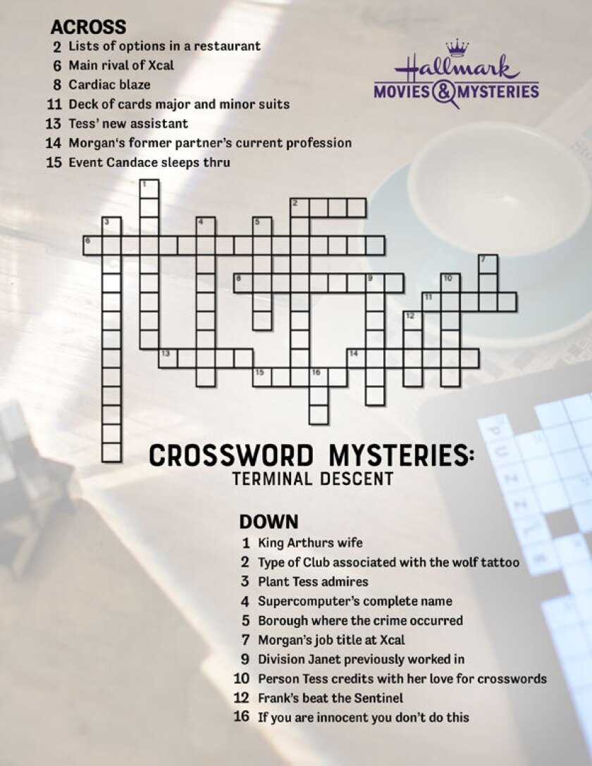 Crossword Puzzle Download Crossword Mysteries Terminal Descent