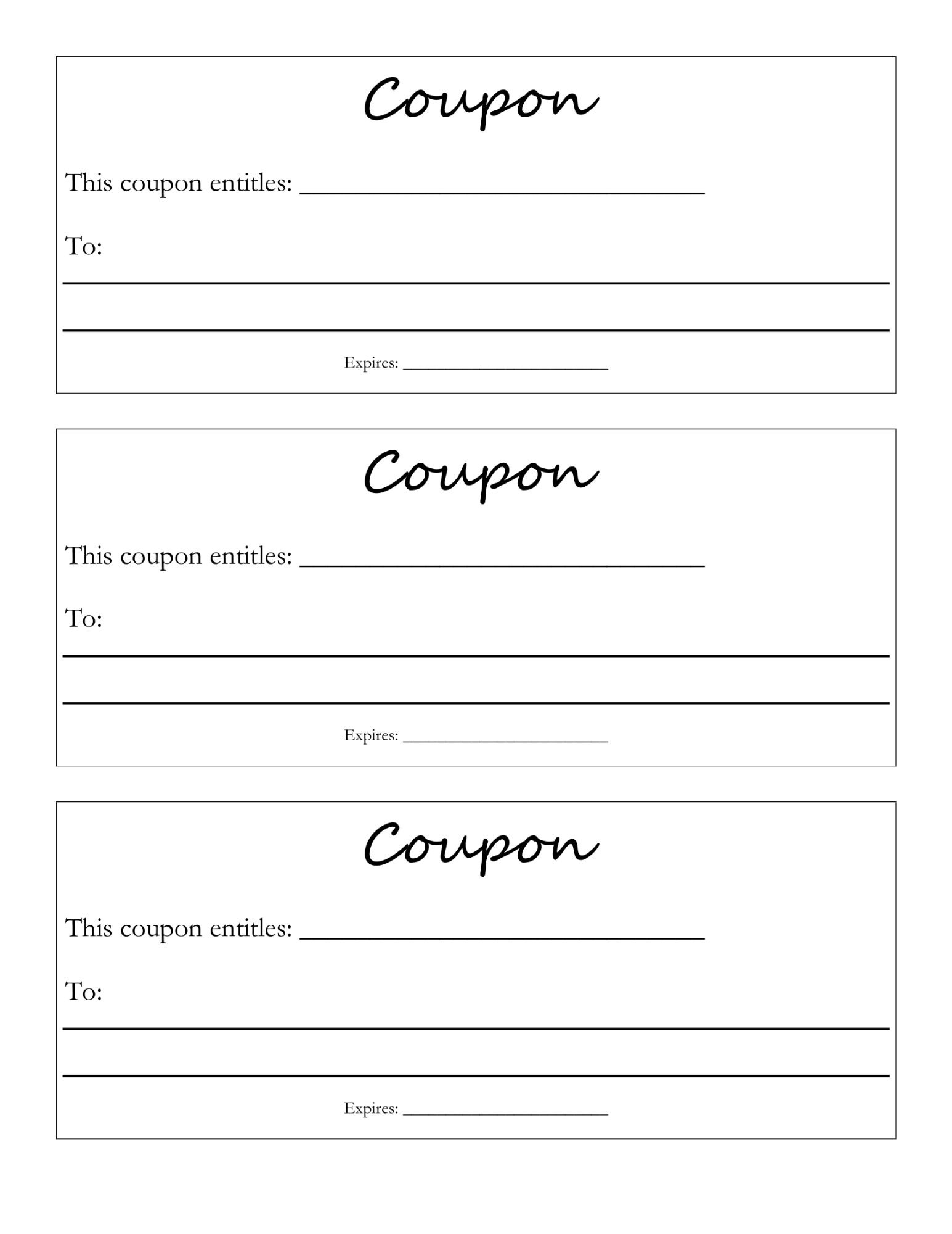 free printable coupon template blank free printable coupon template blank