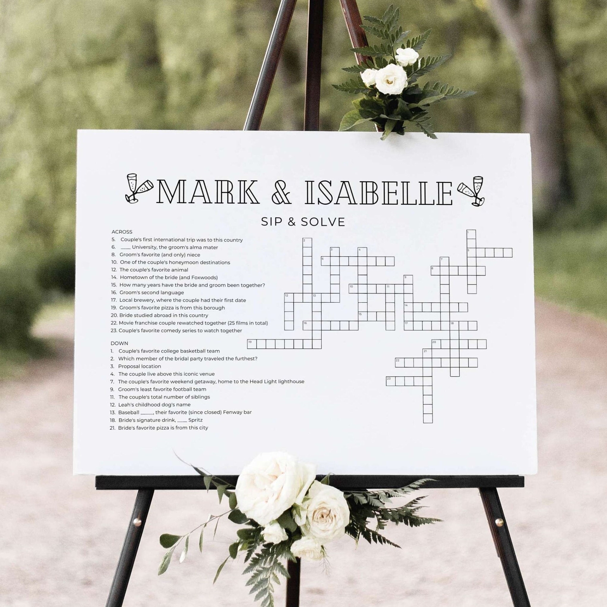 Customised Canva Large Crossword For Wedding Reception Sip And Solve Giant Wedding Crossword Custom Wedding Puzzle Fun Wedding Idea Etsy Customised Canva Large Crossword For Wedding Reception Sip And Solve Giant Wedding Crossword Custom Wedding Puzzle Fun Wedding Idea Etsy