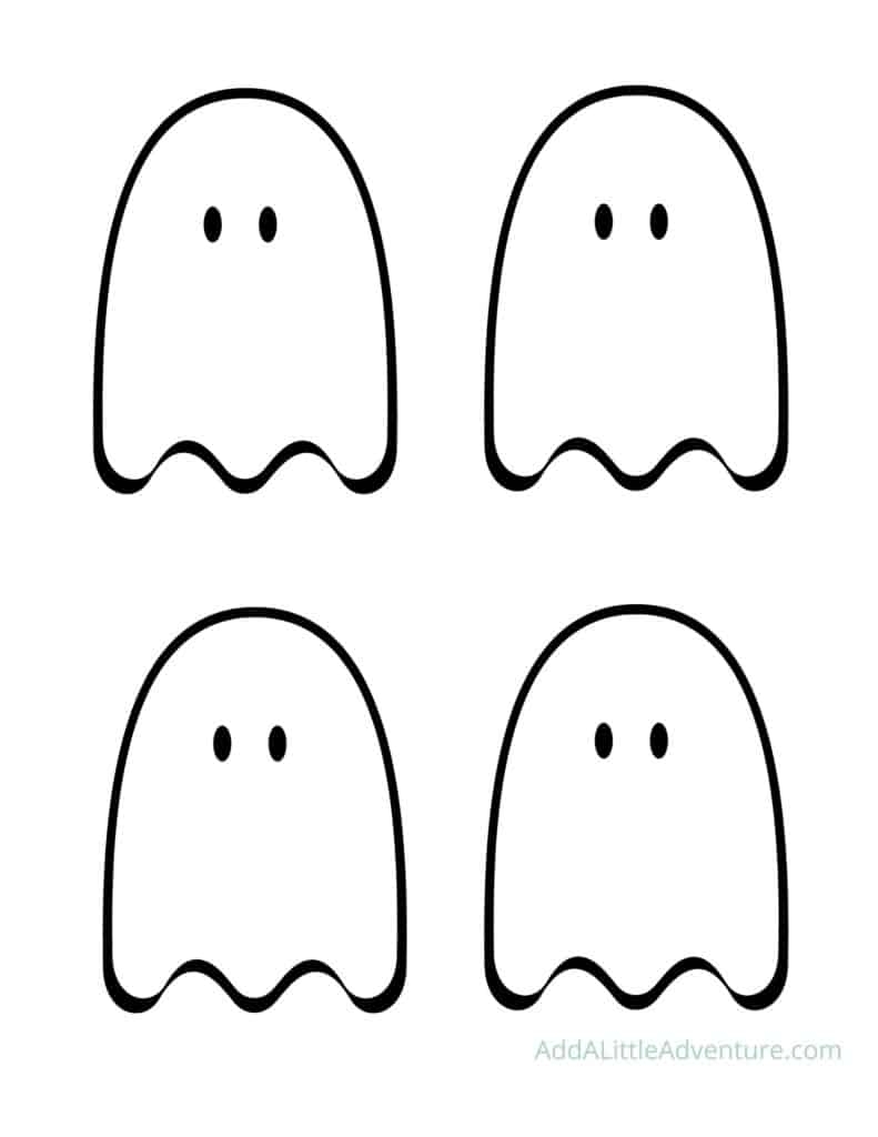 free printable ghost templates free printable ghost templates
