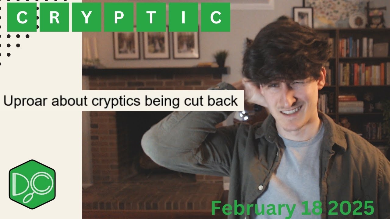Daily Crypticle Clue Day 110 Uproar About Cryptics Being Cut Back YouTube