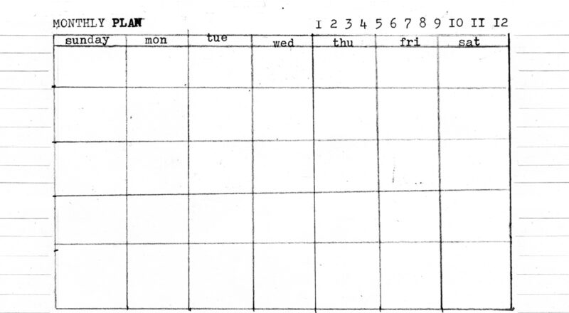 Day Week Month 5 5 X 8 5 Templates Amanda Hawkins Ahhh DesignAmanda Hawkins Ahhh Design