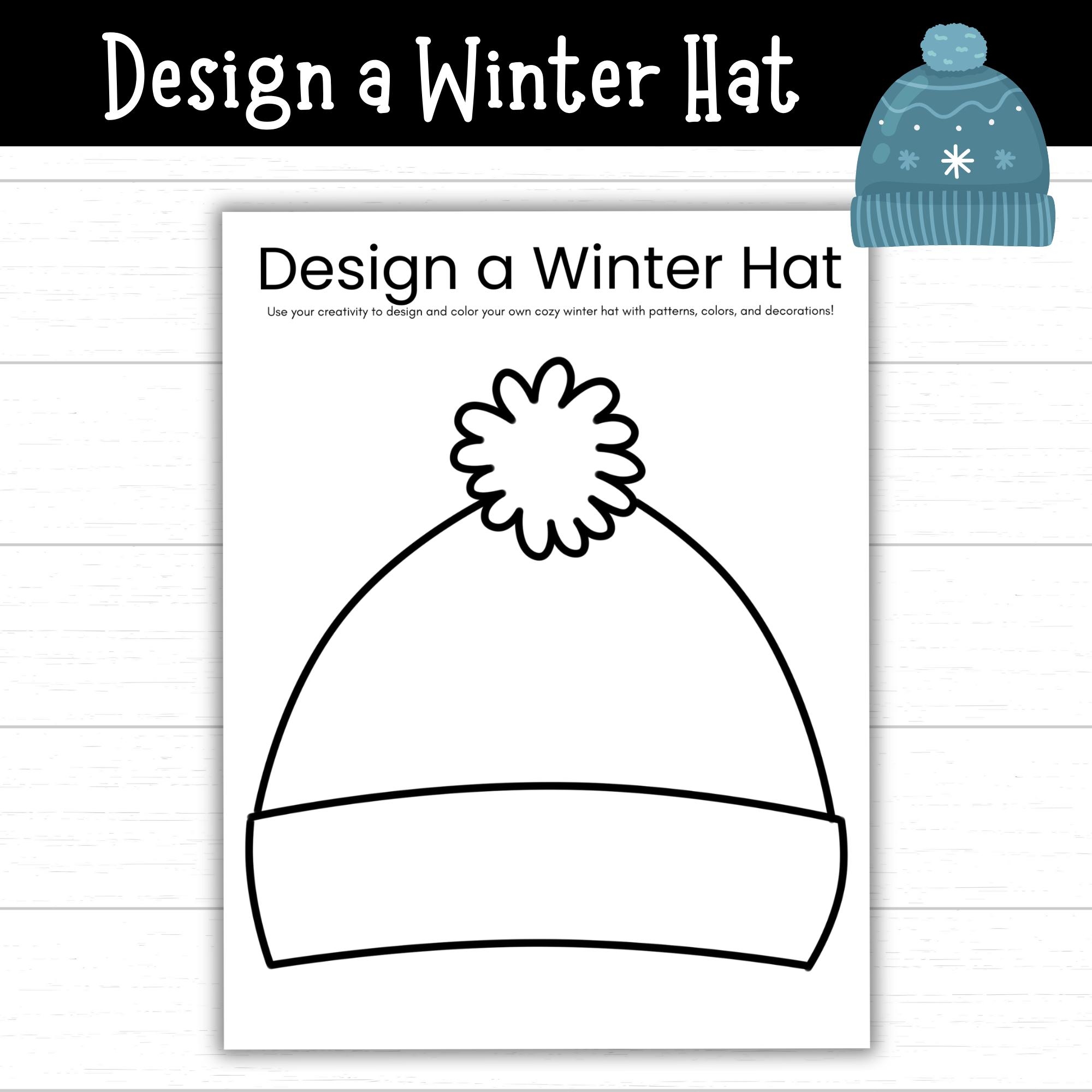 hat printable template hat printable template
