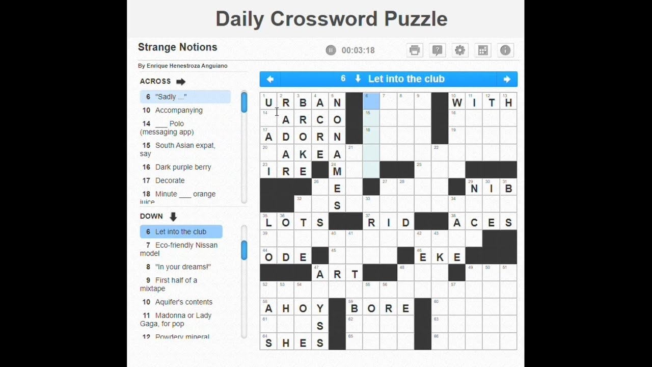 Dictionary Daily Crossword Puzzle 2 YouTube