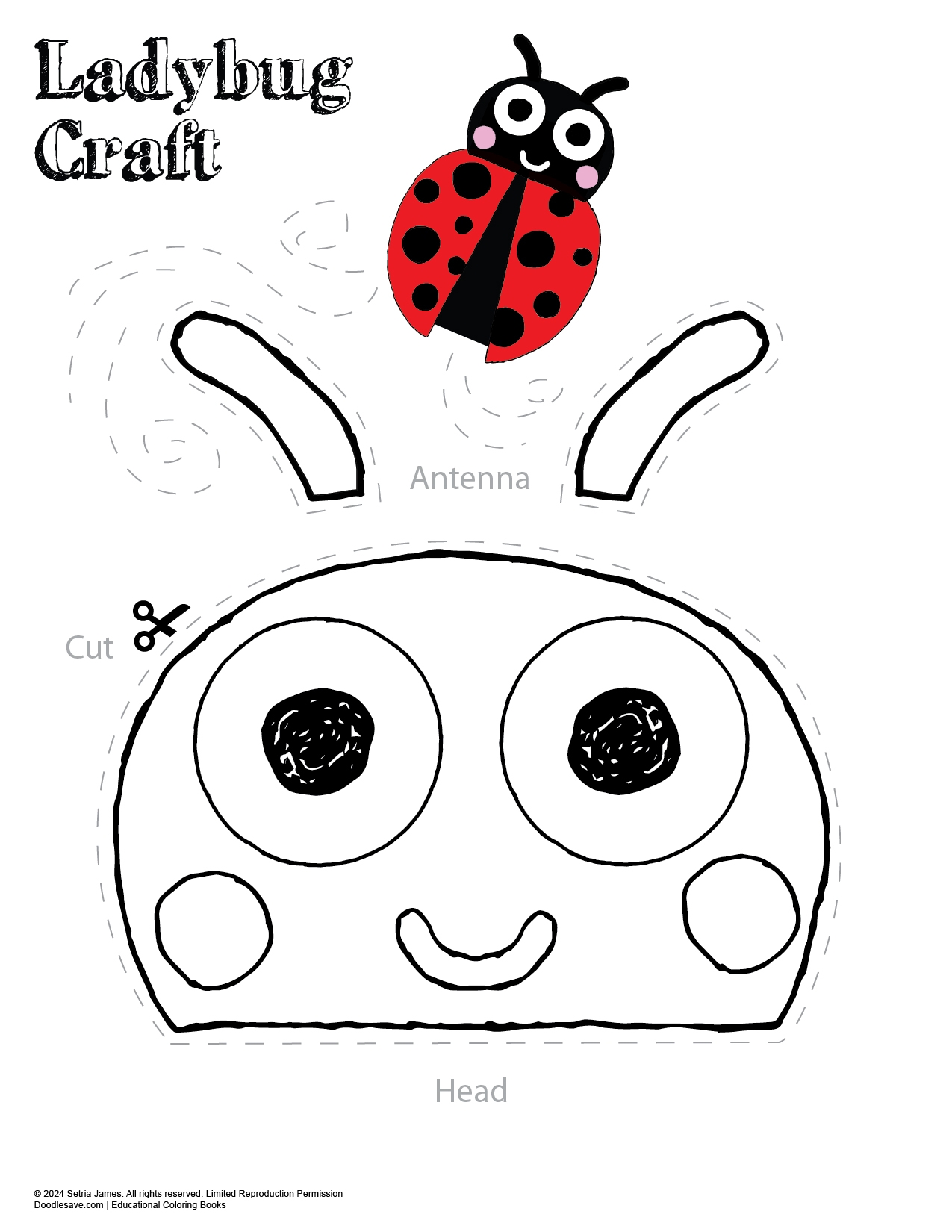 ladybug template printable