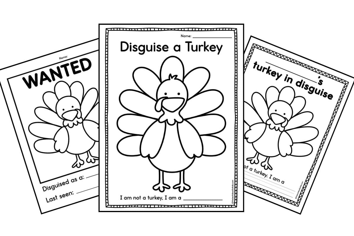 template printable disguise a turkey template