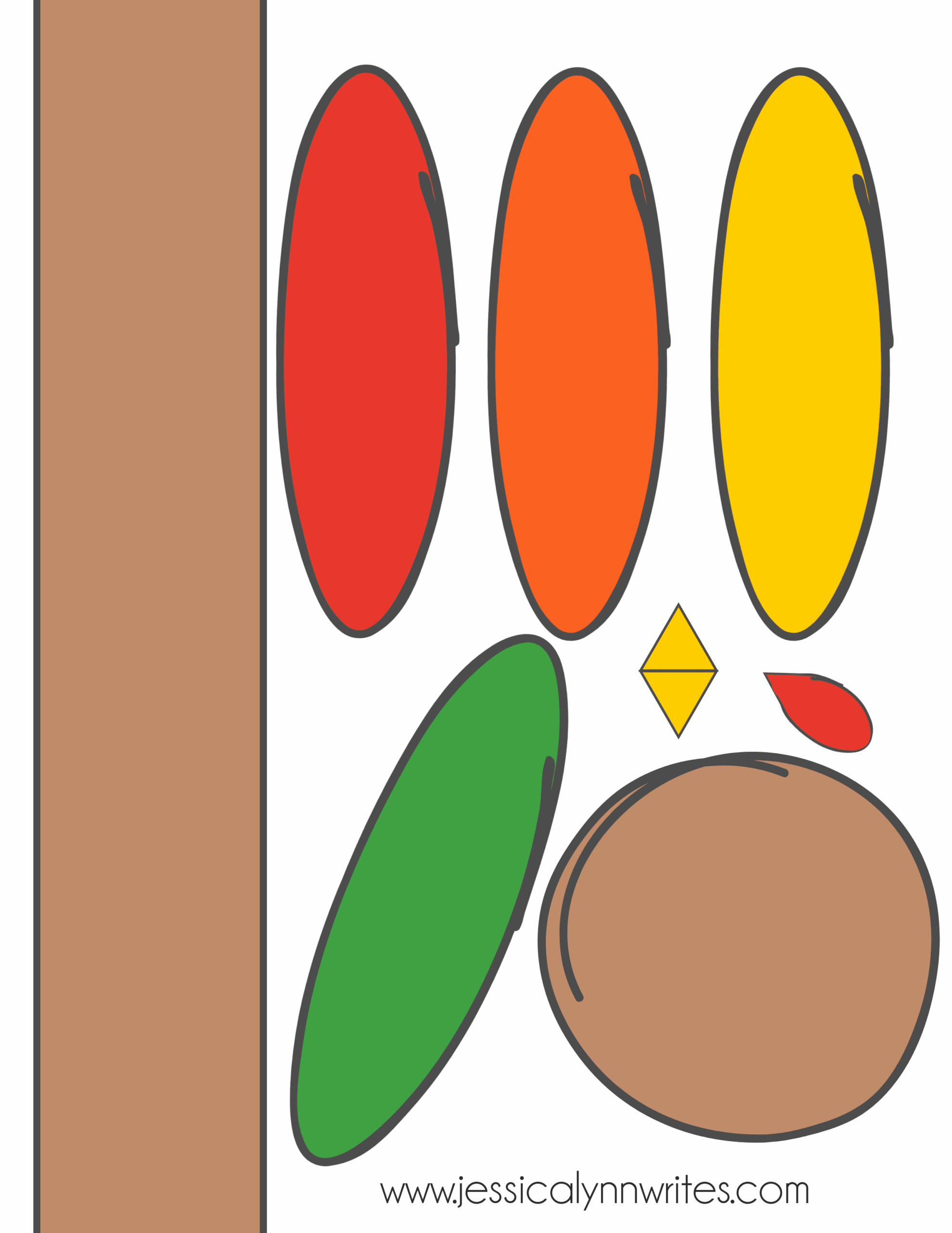 DIY Thanksgiving Turkey Headband Jessica Lynn Writes