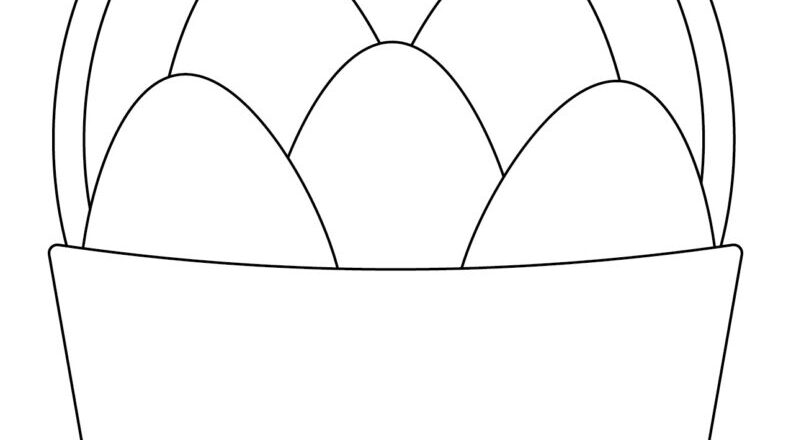 Easter Basket Templates 25 FREE Printables Printabulls
